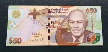Bahamy 50 dollars 2006 UNC