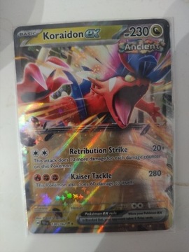 Koraidon ex 120/162 temporal forces pokemon tcg