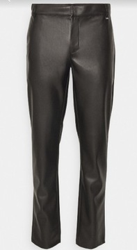 Karl Lagerfeld Spodnie materiał skóra eko.roz XL