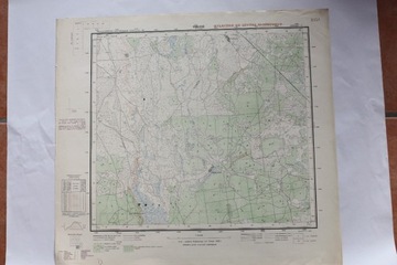 Podlesie , mapa sztabowa 1925