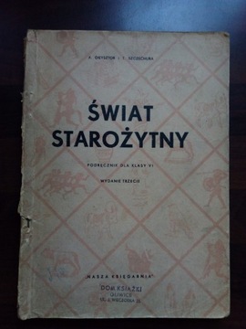 Świat starożytny A. Gieysztor podręcznik 1948