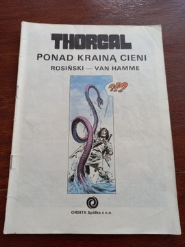 Thorgal Ponad krainą cieni tom 5 wydanie 1 Rosiński