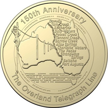 AUSTRALIA 1$ 2022 Linia Telegraficzna Elżbieta II