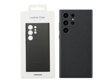 Plecki etui Samsung Leather Case Galaxy S23 Ultra 