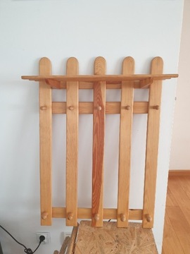 62 x 90 cm wieszak drewniany