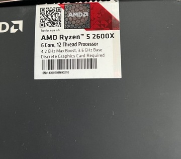 AMD Ryzen 5 2600X z oryginalnym chłodzeniem