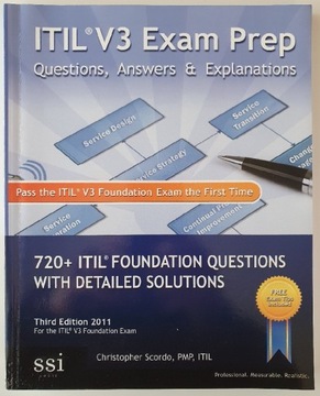 Książka ITIL V3 Exam Prep Questions, Answars & Exp