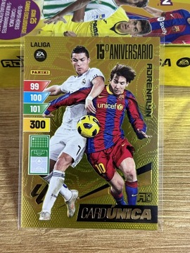 Card Unica Panini LaLiga 23/24 Ronaldo i Messi super cena 