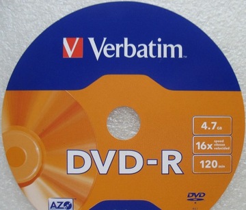 Verbatim DVD-R. Zestaw 85 sztuk. 