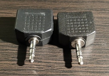 Adapter rozgałęźnik jack 3,5mm <> 2 X 3,5mm