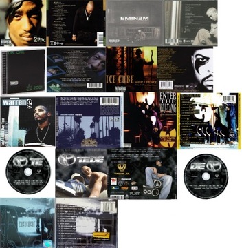 Płyty CD TEDE, Molesta, 2 pac,Eminem