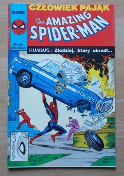 TM-Semic THE AMAZING SPIDER-MAN nr 8/1991 stan bdb