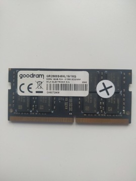 GOODRAM 16GB [2x16B 2666MHz DDR4 CL19 SODIMM