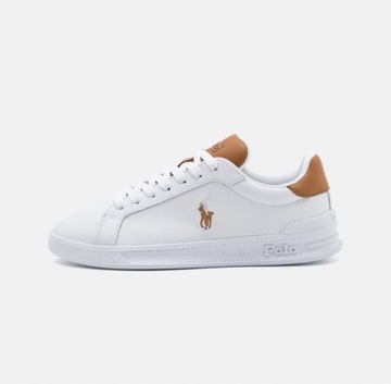 Skórzane buty polo Ralph lauren