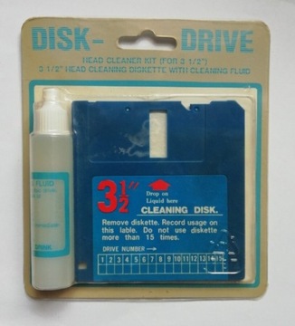 Dyskietka czyszcząca Disk Drive 3,5 cala