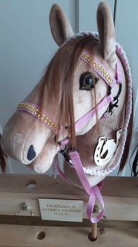 Koń hobby horse na kiju Dzień Dziecka realistyczny