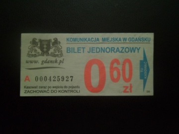 bilet komunikacji miejskiej