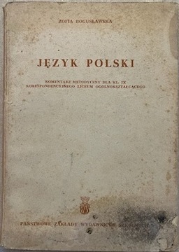 Język Polski - komentarz metodyczny