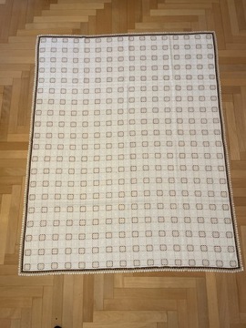 Obrus elegancki 125 x 160 cm vintage PRL