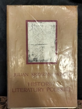 Historia Literatury Polskiej J. Krzyżanowski