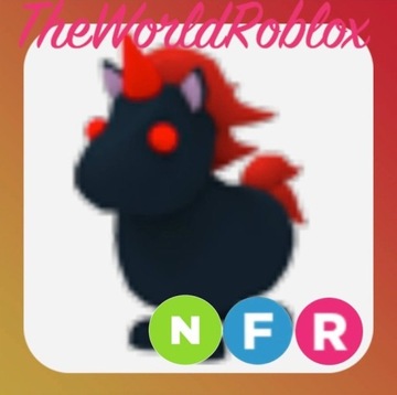 Roblox Adopt Me Evil Unicorn NFR