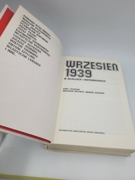 Książka Wrzesień 1939 w relacjach i wspomnieniach