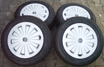 KOŁA ALUMINIOWE Z KOŁPAKAMI 205/60R16 AUDI A4 B9