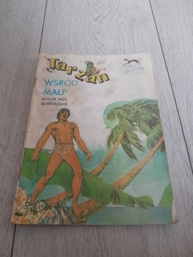 KOMIKS TARZAN WŚRÓD MAŁP 1987