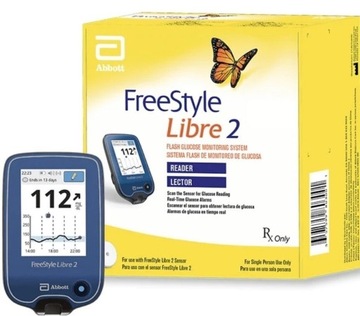 Czytnik glukometr Freestyle Libre 2 - z funkcją alarmów, język polski