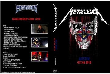 METALLICA Austin City Limits 2018 2 DVD