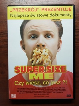 SUPER SIZE ME Czy wiesz co jesz? film DVD