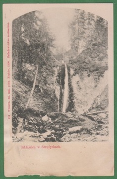 Tatry - 1900r. - Siklawica w Strążyskach