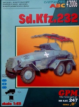 Sdkfz 232 GPM offset stan idealny. 