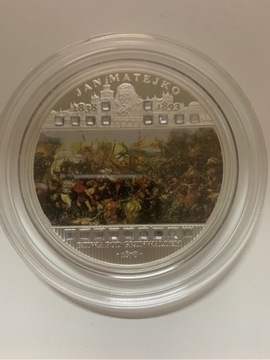 Jan Matejko Bitwa pod Grunwaldem 3 oz Ag 999