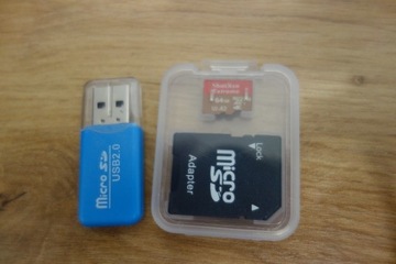 karta micro sd ShanDian Extreme 64GB + gratis