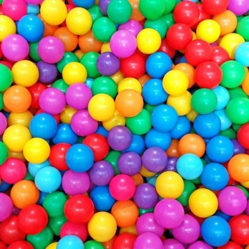 Kulki piłki do suchego basenu kolorowe 