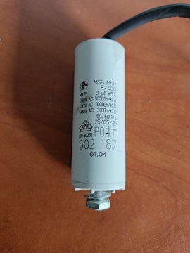 Kondensator Hydra MSB MKP 8/400 8,0uF 30000h 400V
