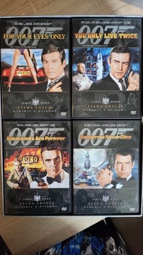 kolekcja filmów z Jamesem Bondem