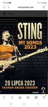 Koncert Sting My song 2023 - Krakow