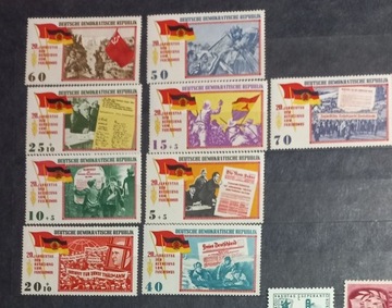 Zestaw znaczków - DDR- 1965 - Komunizm - Rewolucje
