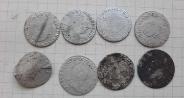 Srebrne monety ponad 30 sztuk
