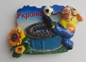 Magnes na lodówkę Mistrzostwa Europy  2012r Kijów Polska Ukraina.