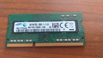 Pamięć RAM 4GB DDR3 PC3L 1600Mh 12800S do laptopa