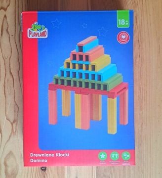 Drewniane klocki domino