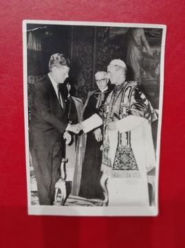 John F. Kennedy i  Paweł VI. 1963