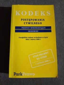 Kodeks postępowania cywilnego Przepisy 