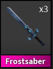 Frostsaber Godly Murder Mystery 2 MM2 Roblox