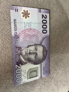 2016 Chile P162 f  Polymer Banknote 2000 Pesos 