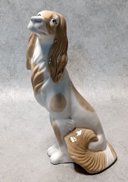 TENGRA Porcelanowa figura Pies Cocker spaniel