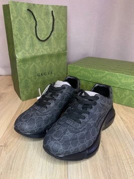 Buty Gucci - Rhyton lace-up sneakers